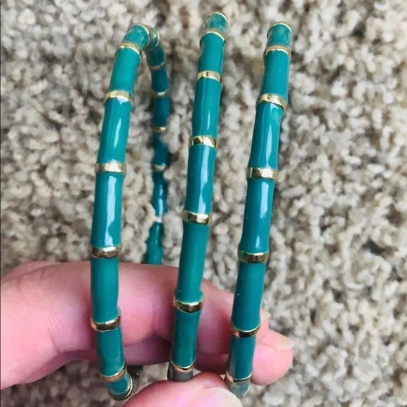 3 pc Turquoise bracelets - Picture 2 of 3
